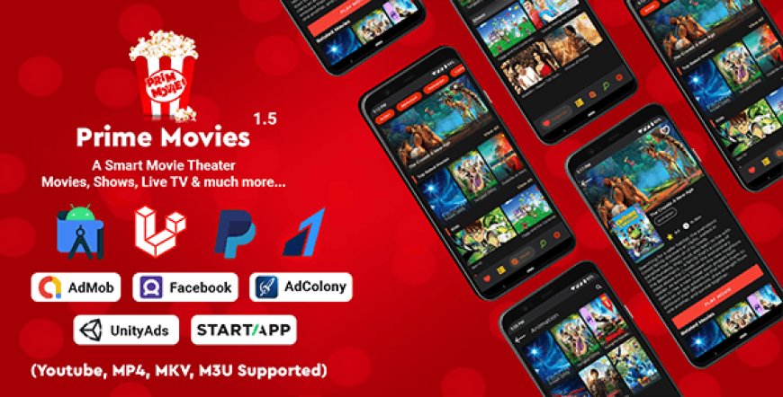 Prime Movies v1.5 - Watch Live TV, Shows, Movies with Premium Subscription Plan