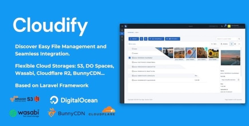 Cloudify v1.0.8 - Self-Hosted File Manager and Cloud Storage - nulled