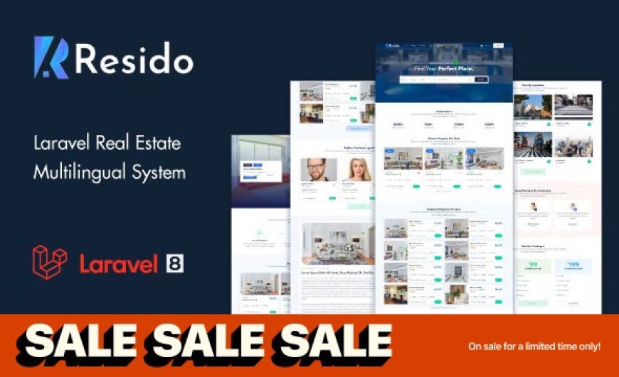 Resido v3.4.0 - Laravel Real Estate Multilingual System - nulled