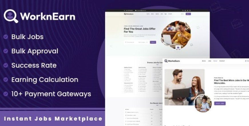 WorknEarn v1.0 - Instant Jobs Marketplace