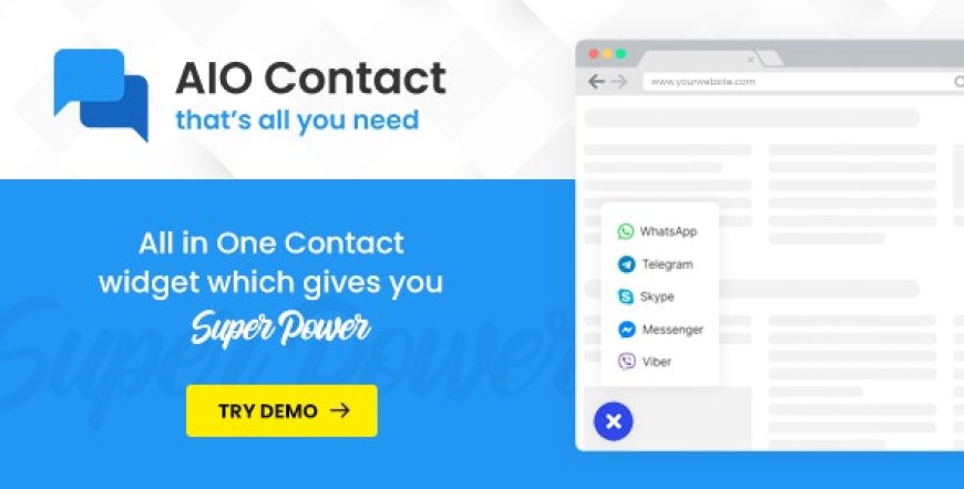 AIO Contact v2.9.0 - All in One Contact Widget