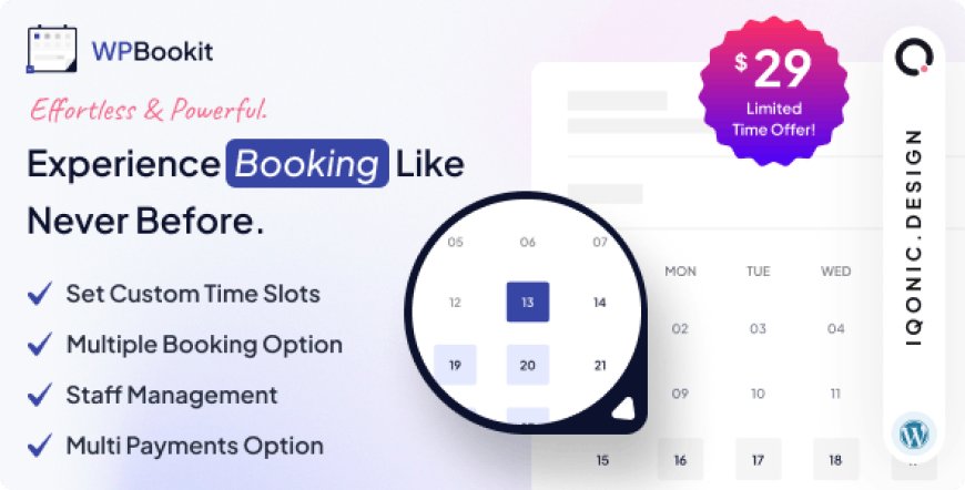 WPBookit v1.6.0 - Appointment Booking WordPress Plugin