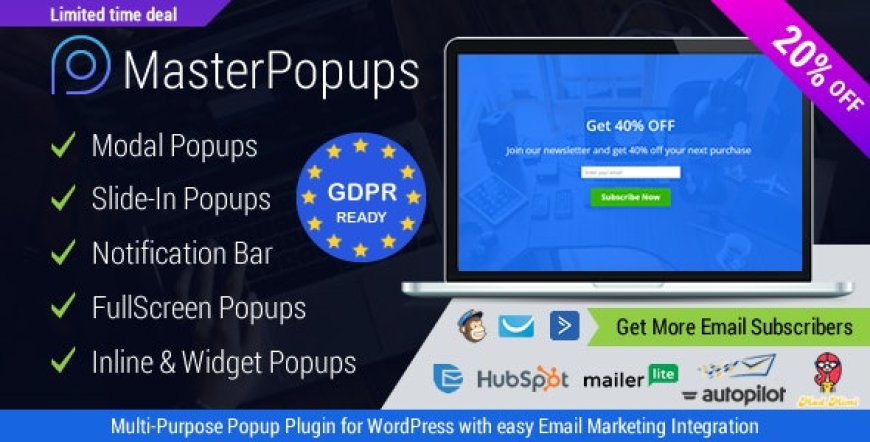 Master Popups v3.9.1 - Popup Plugin for Lead Generation