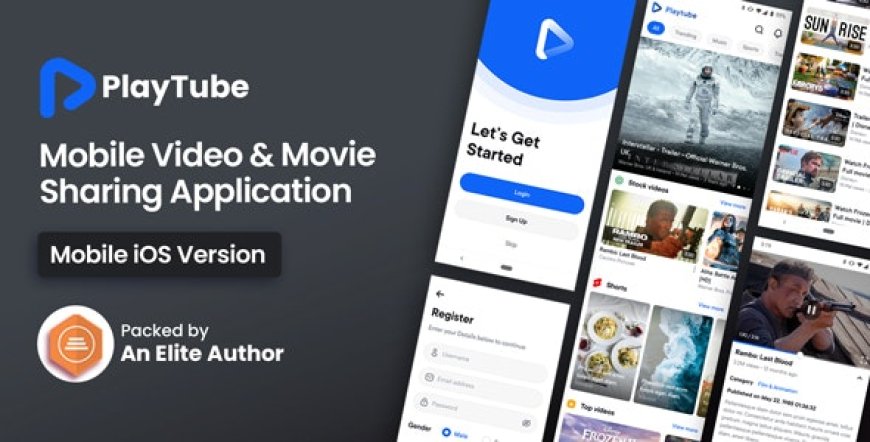 PlayTube IOS v1.9 - Sharing Video Script Mobile IOS Native Application