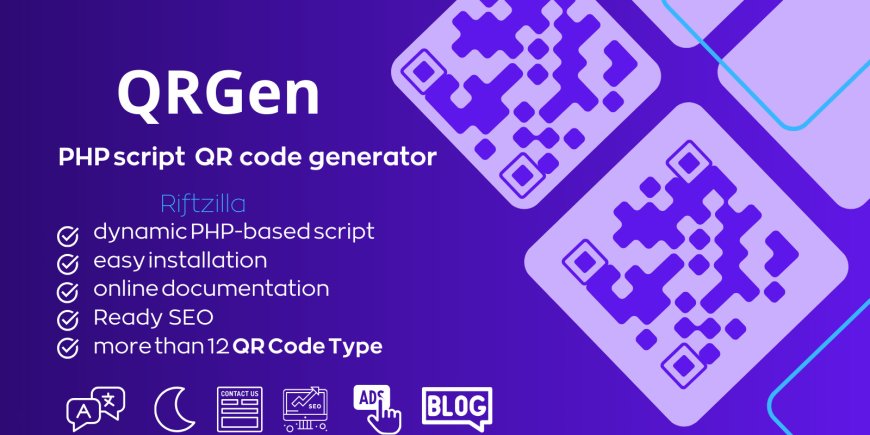 QRGen v1.0 - Powerful PHP QR Code Generation Script