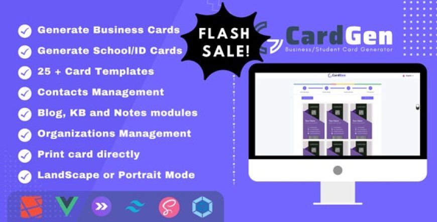 CardGen v3.6.4 - Business or ID Card Generator - nulled