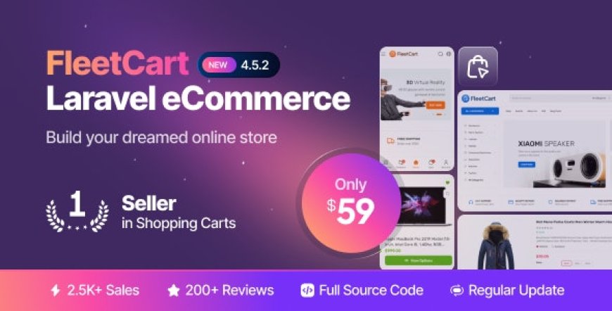 FleetCart v4.5.2 - Laravel Ecommerce CMS - nulled