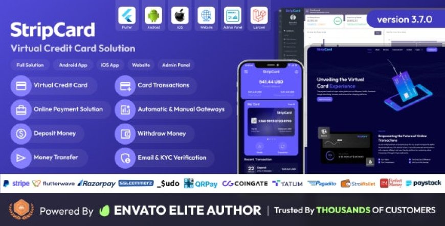 StripCard v3.6.0 - Virtual Credit Card Solution - nulled