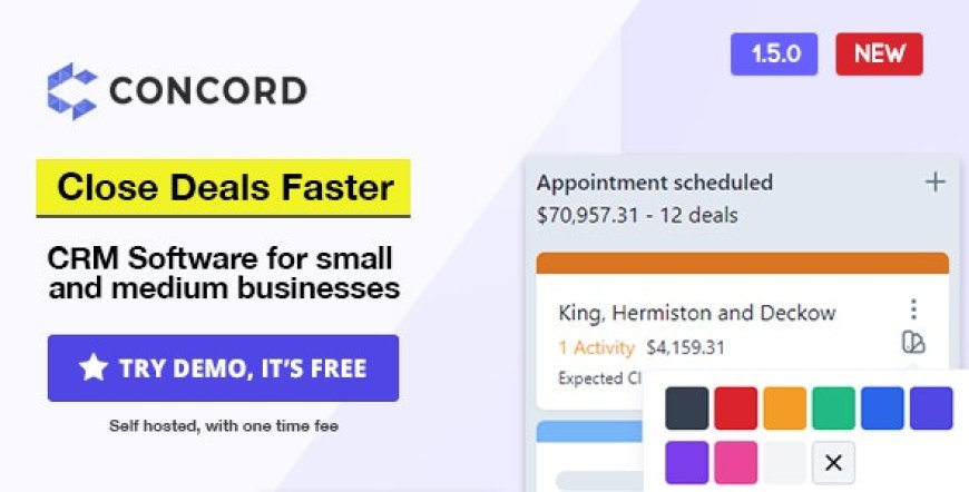 Concord v1.5.0 - Deals Management CRM