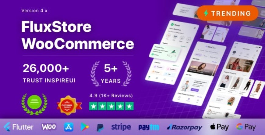 Fluxstore WooCommerce v4.1.1 - Flutter E-commerce Full App