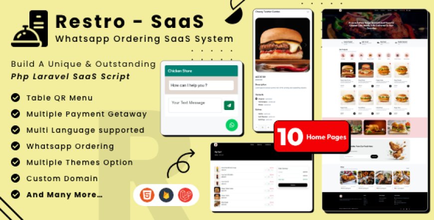 Restro SaaS v3.7 - Multi Restaurant Online WhatsApp Food Ordering System SaaS - nulled