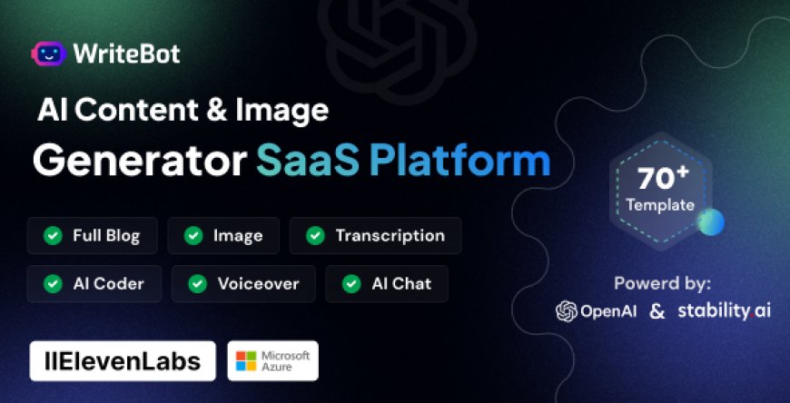 WriteBot v4.8.0 - AI Content Generator SaaS Platform