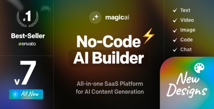 MagicAI v7.1 - OpenAI Content, Text, Image, Video, Chat, Voice, and Code Generator as SaaS - nulled