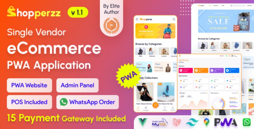 Shopperzz v1.0 - PWA eCommerce CMS with POS & WhatsApp Ordering - nulled