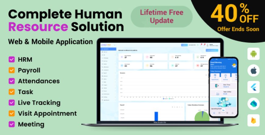 HRM v3.0 - Ultimate HR System App with Admin Panel