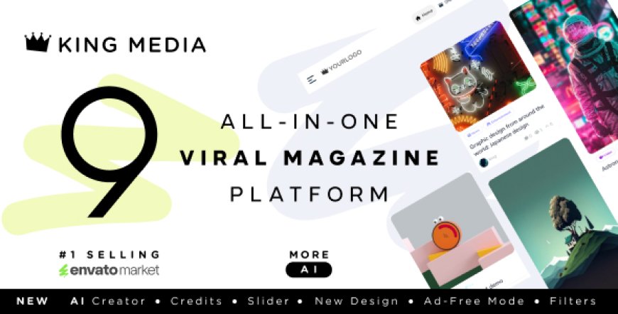 King Media v9.1 - Viral News Video Magazine - nulled