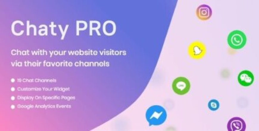 Chaty Pro v3.3 – Floating Chat Widget, Contact Icons, Messages, Telegram, Email, SMS, Call Button