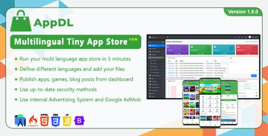 AppDL v1.8.0 - Multilingual Tiny App Store