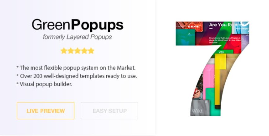 Green Popups (formerly Layered Popups) v7.5.0 - Popup Plugin for WordPress