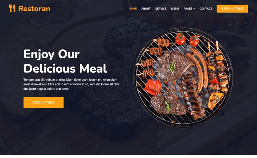 Restoran – Bootstrap 5 Restaurant Website Template