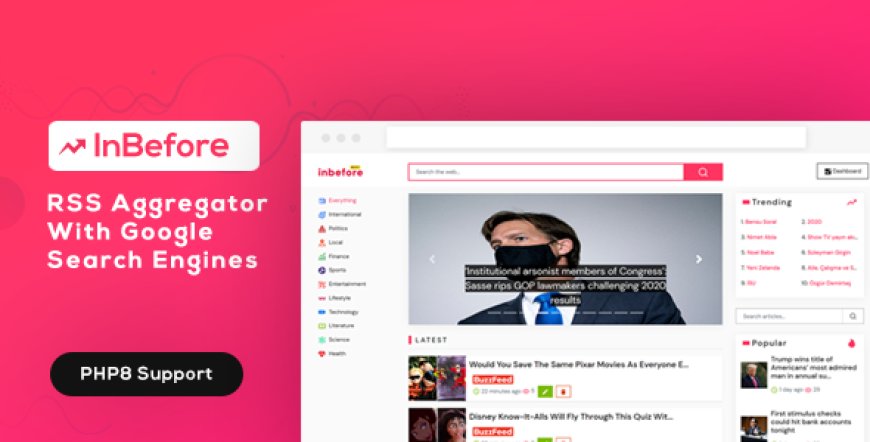 InBefore v1.0.6 - News Aggregator with Search Engine - nulled