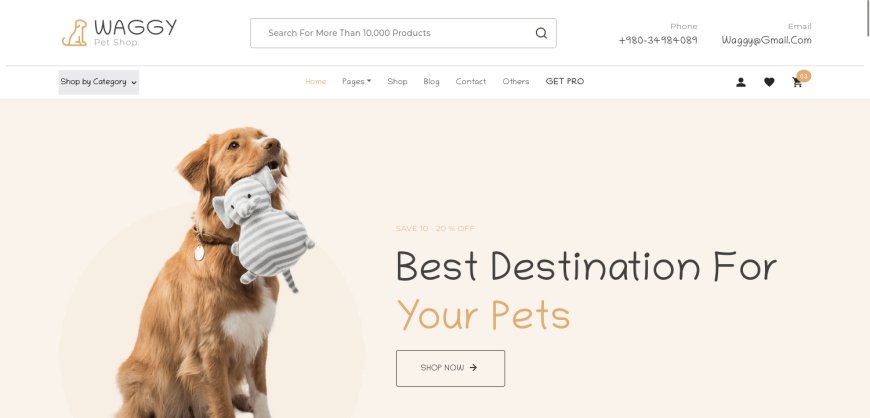 waGGy – Bootstrap 5 HTML5 eCommerce Website Template