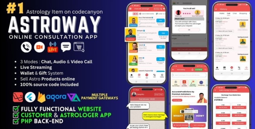 Astroway v2.1.3 - Astrology Consultations, Chat, Audio/Video Calls, Live Streaming