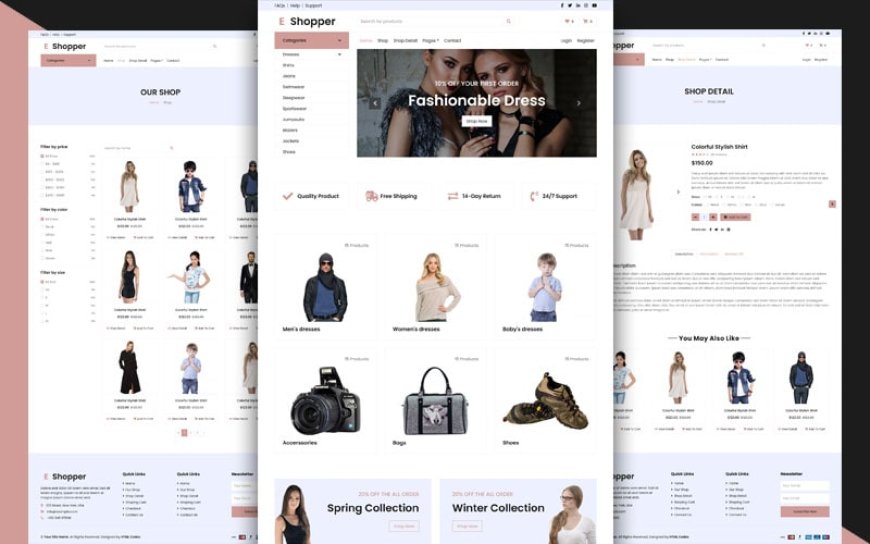 Eshopper – Bootstrap4 E-commerce Website Template