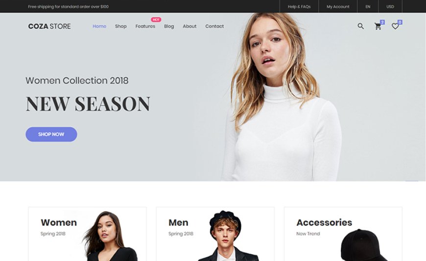 Cozastore – HTML5 eCommerce Website Template