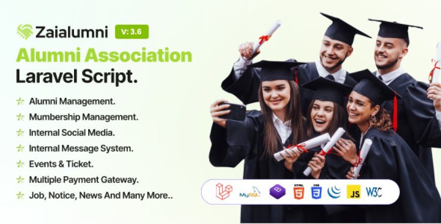 Zaialumni v3.6 - Alumni Association Laravel Script - nulled