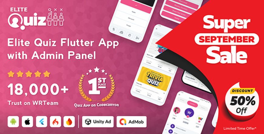 Elite Quiz v2.2.4 - Trivia Quiz - Quiz Game - Flutter Full App + Admin Panel - nulled