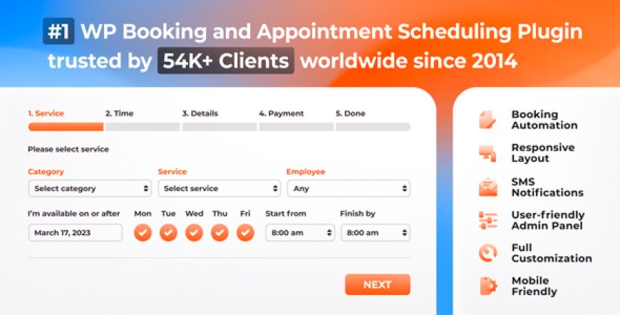 Bookly PRO v8.3 – Appointment Booking and Scheduling Software System