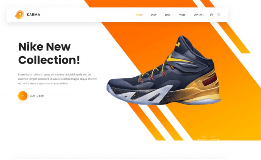 Karma – Reponsive Bootstrap4 HTML5 eCommerce Website Template