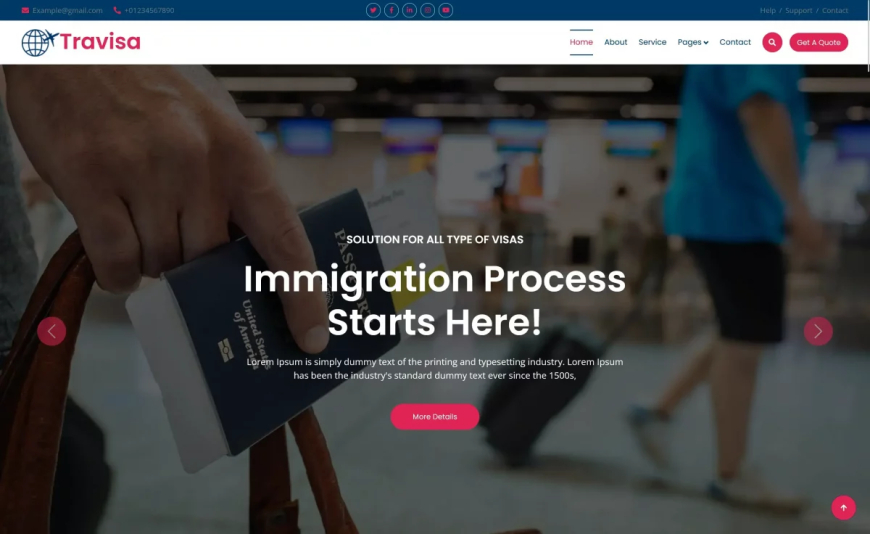 Travisa – Bootstrap5 Business & Corporate Website Template