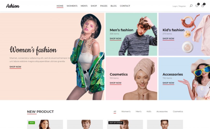 Ashion – Responsive Bootstrap 4 HTML5 eCommerce Website Template