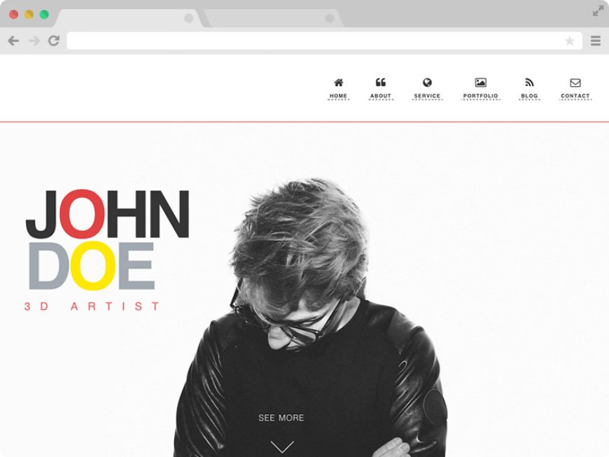 JohnDoe – One Page Portfolio Website Bootstrap Template