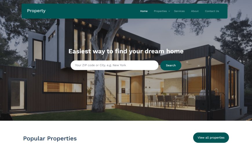 Property – Bootstrap 5 Real Estate Website Template