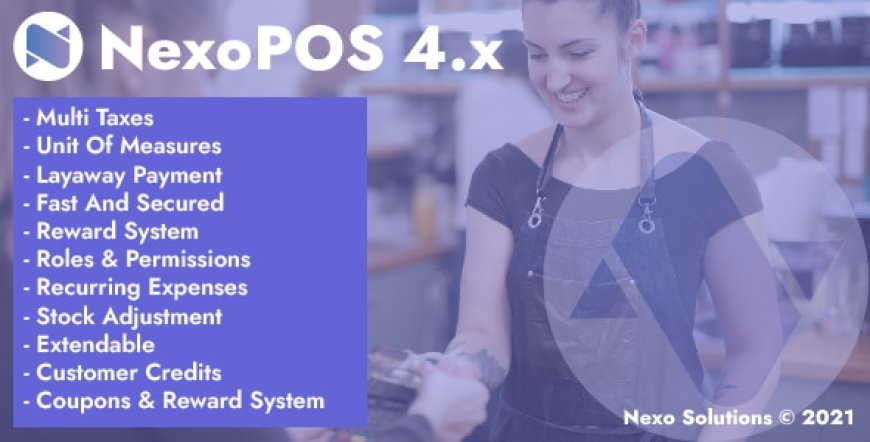 NexoPOS v5.2.5 - POS, CRM & Inventory Manager