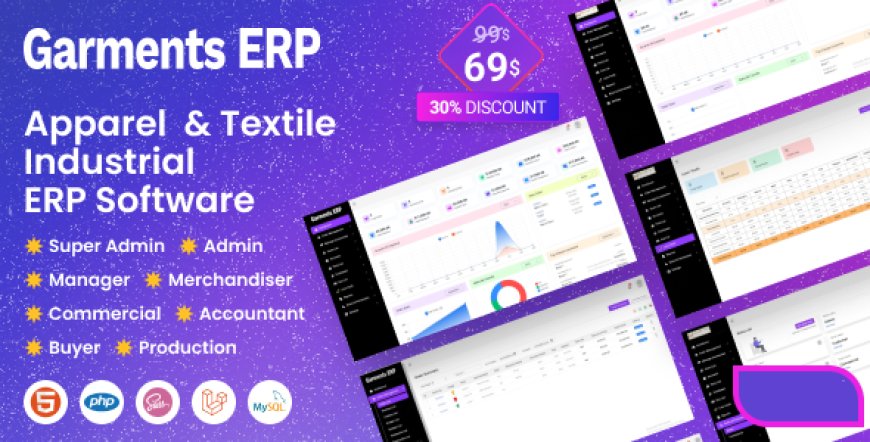 Garments ERP v1.4 - Apparel & Textile Industrial ERP Software - nulled