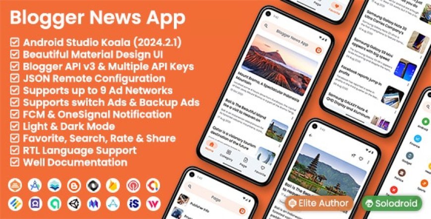 Blogger News App v3.4.0 - Blogger API