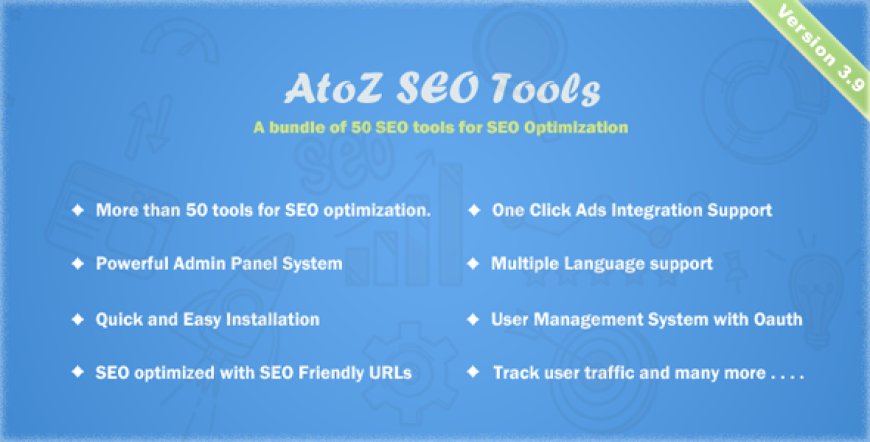 AtoZ SEO Tools v3.9 - Search Engine Optimization Tools - nulled