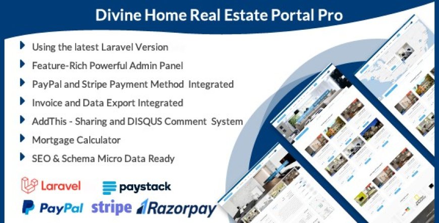 Divine Home - Laravel Real Estate Portal Pro